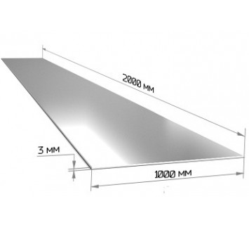 Лист  3,0  г/к   1,0*2,0